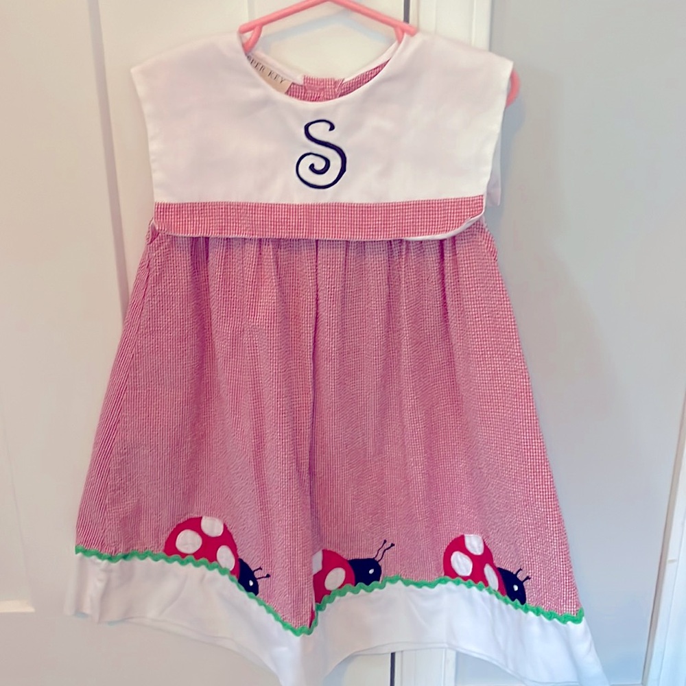 Copper Key S initial dress